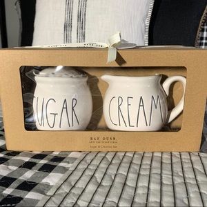 Rae Dunn Sugar & Cream Set